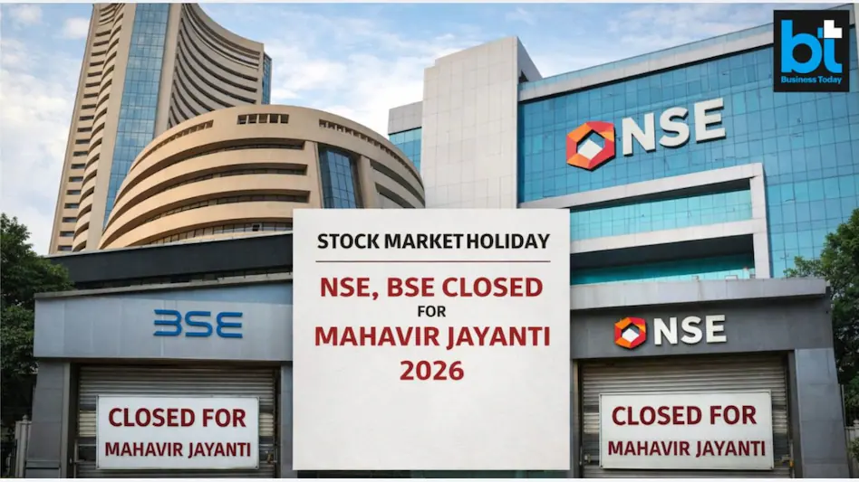 Indian stock market closed sign NSE BSE trading halt concept