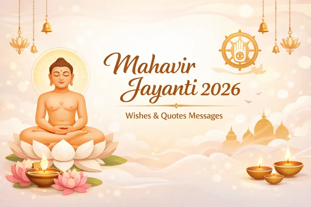 Mahavir Jayanti 2026 celebration Jain temple Lord Mahavira idol